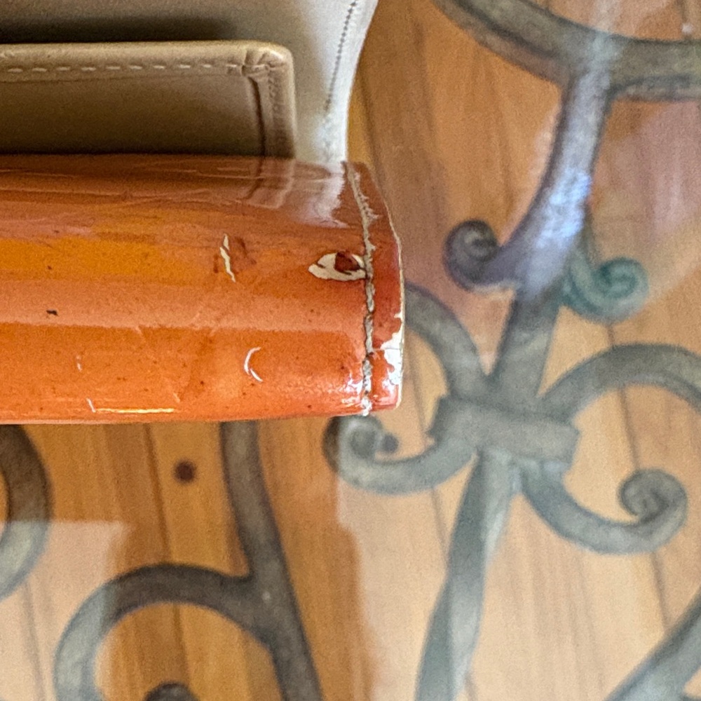 Louis Vuitton Shiny Orange Monogram Wallet - Picture 12 of 16